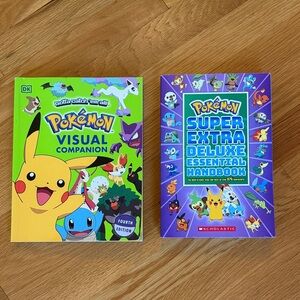 Pokémon Book Set - Visual Companion and Super Extra Deluxe Essential Handbook